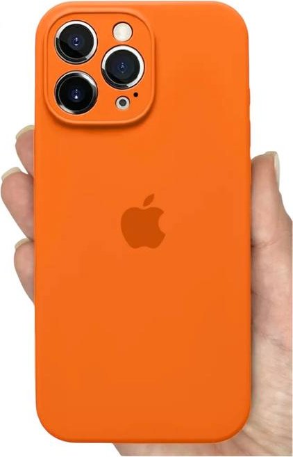 Чехол для Apple iPhone 15 Pro Max оранжевый купить,989