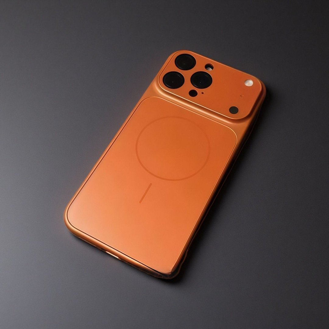 Чехол для Apple iPhone 15 Pro Max оранжевый купить,1500