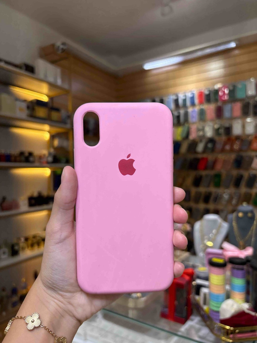 Чехол для Apple iPhone Xs Max розовый купить,550