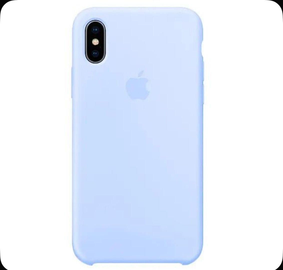 Чехол для Apple iPhone X голубой - ForteMarket Чехол для Apple iPhone X голубой купить,550