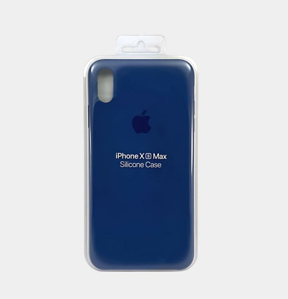 Чехол для Apple iPhone Xs Max синий - ForteMarket Чехол для Apple iPhone Xs Max синий купить,400
