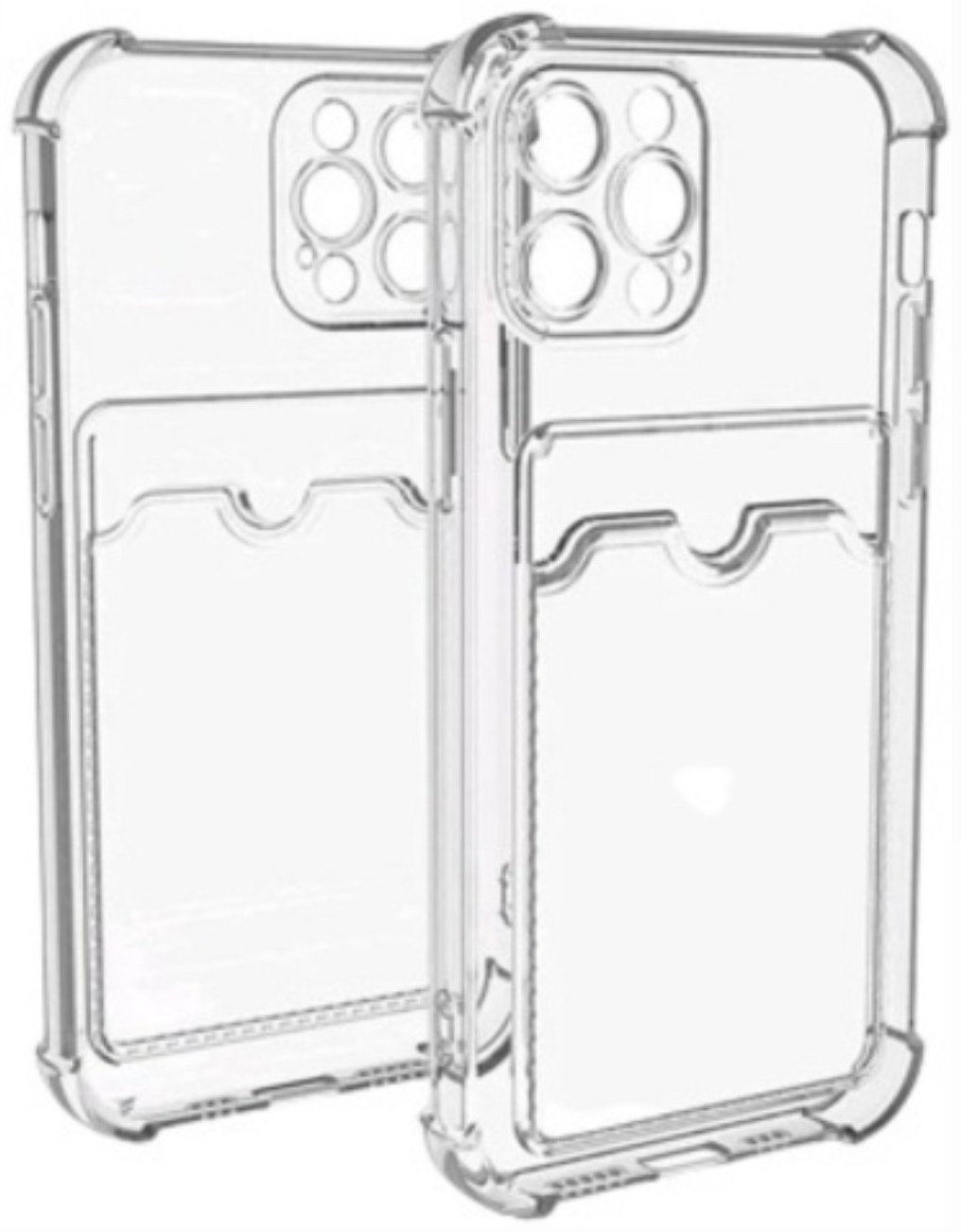 Чехол для Apple iPhone 15 Pro Max прозрачный купить,360
