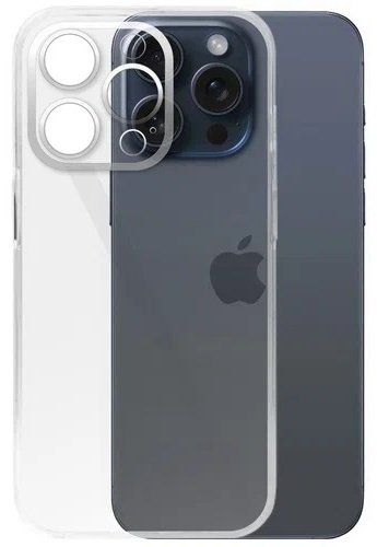 Чехол для Apple iPhone 15 Pro прозрачный купить,270