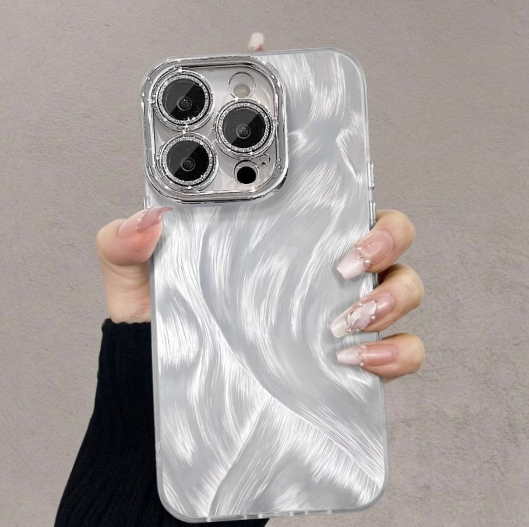 Чехол для Apple iPhone 13, iPhone 14 серебристый купить,892