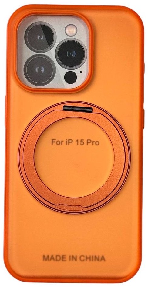 Чехол для Apple iPhone 15 Pro оранжевый - ForteMarket Чехол для Apple iPhone 15 Pro оранжевый купить,3500