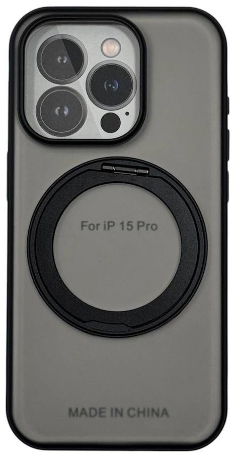 Чехол для Apple iPhone 15 Pro черный купить,3500