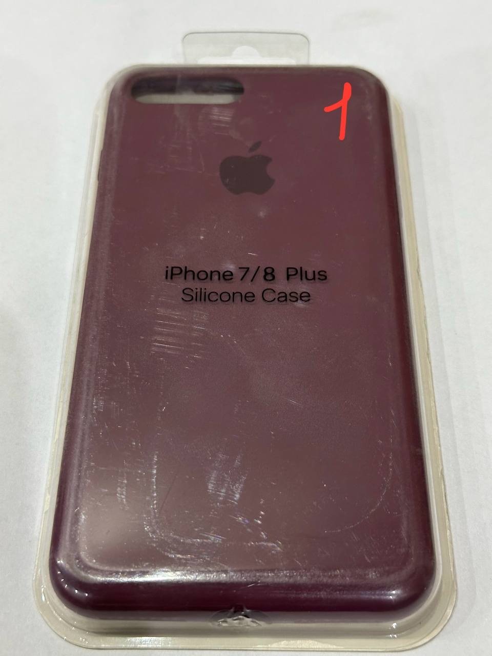 Чехол для Apple iPhone 8 бордовый - ForteMarket Чехол для Apple iPhone 8 бордовый купить,550