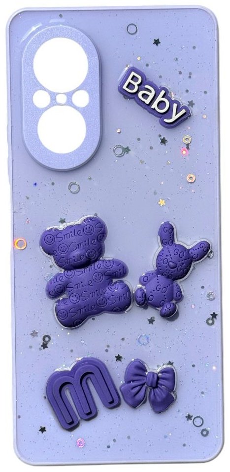 Чехол для Huawei Nova 9 SE сиреневый купить,992