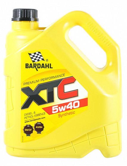 Моторное масло Bardahl XTC 5W40 4л