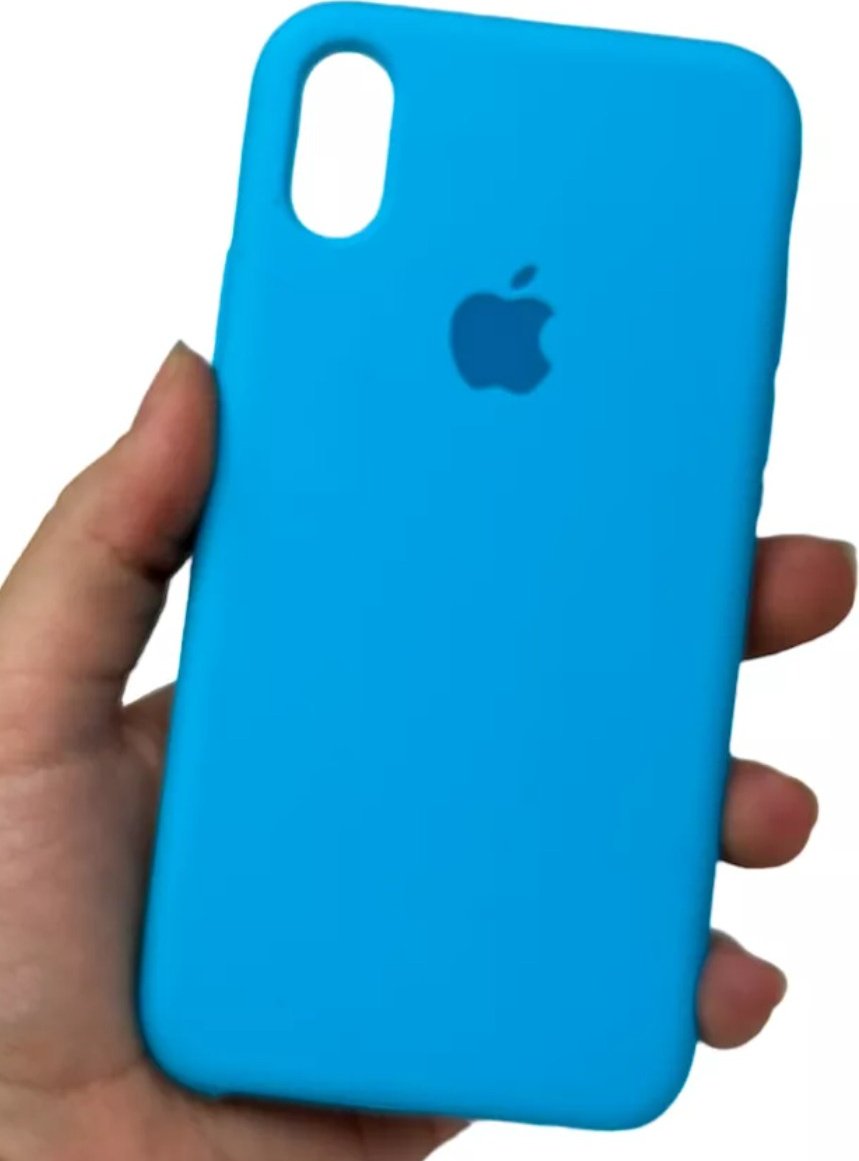 Чехол для Apple iPhone X голубой - ForteMarket Чехол для Apple iPhone X голубой купить,550