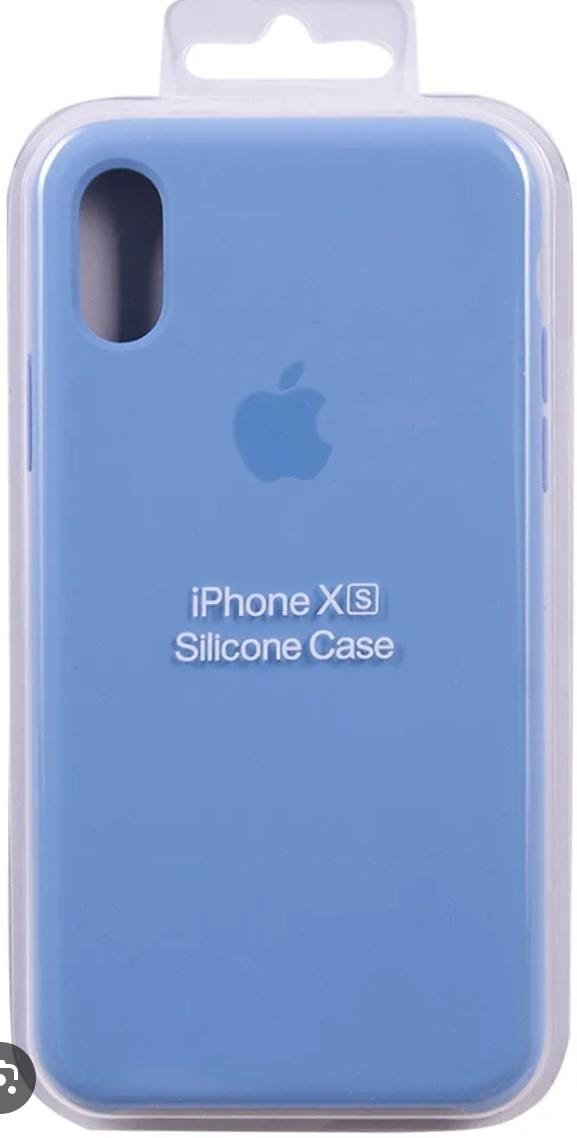 Чехол для Apple iPhone X голубой - ForteMarket Чехол для Apple iPhone X голубой купить,548