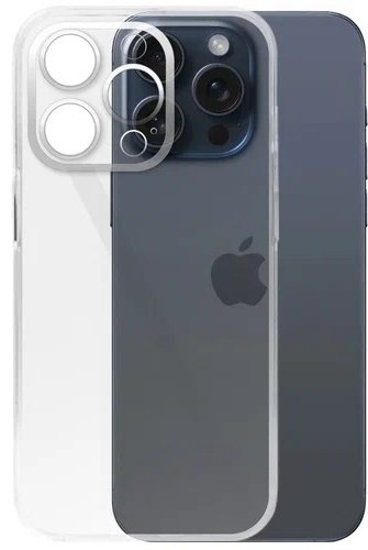 Чехол для Apple iPhone 15 Pro прозрачный - ForteMarket Чехол для Apple iPhone 15 Pro прозрачный купить,752