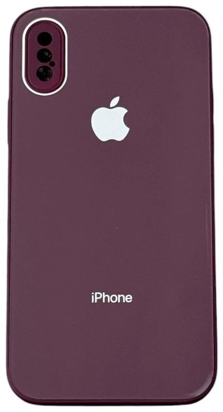 Чехол для Apple iPhone X, iPhone Xs бордовый купить,599