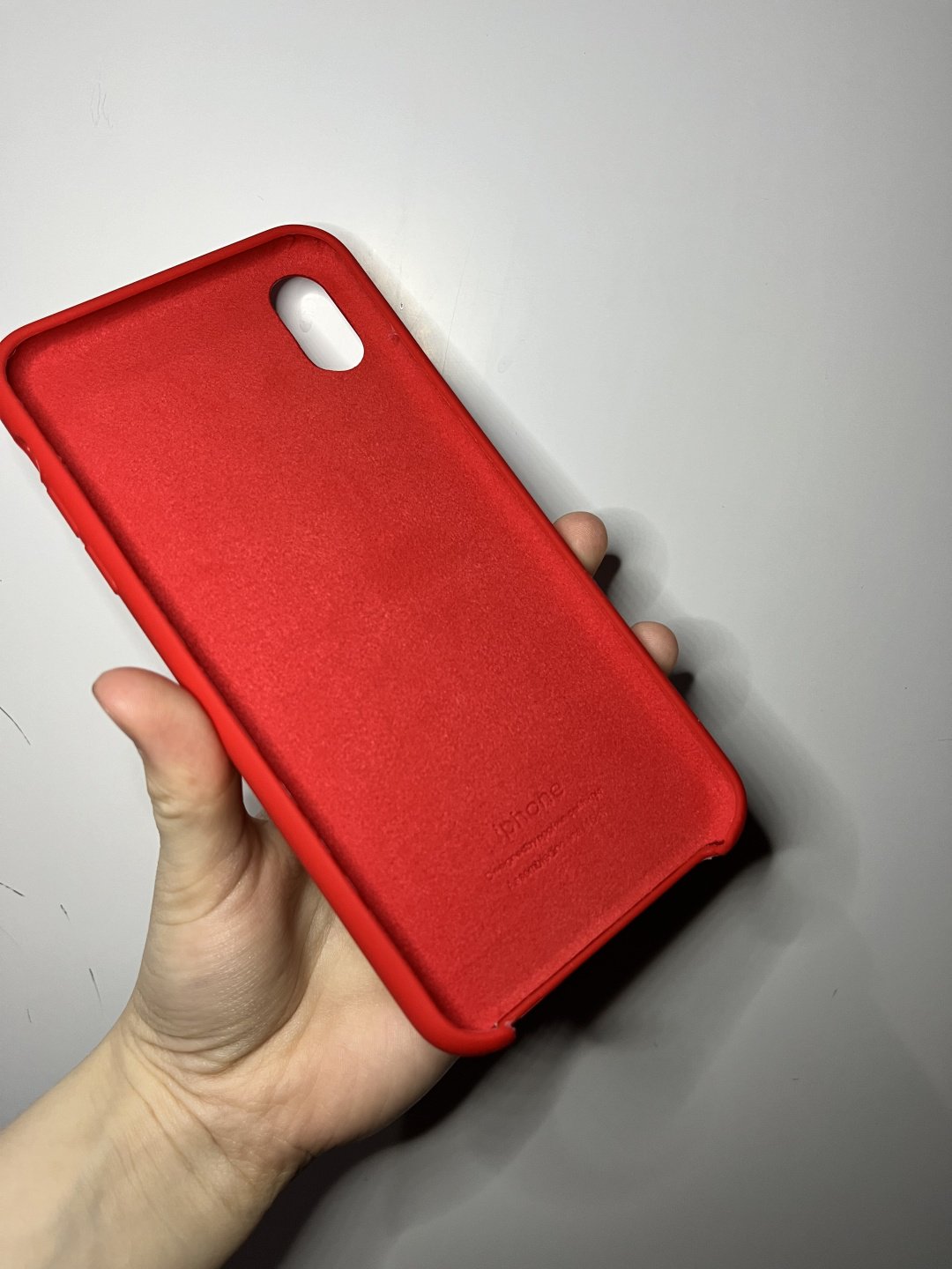 Чехол для Apple iPhone Xs Max красный купить,550
