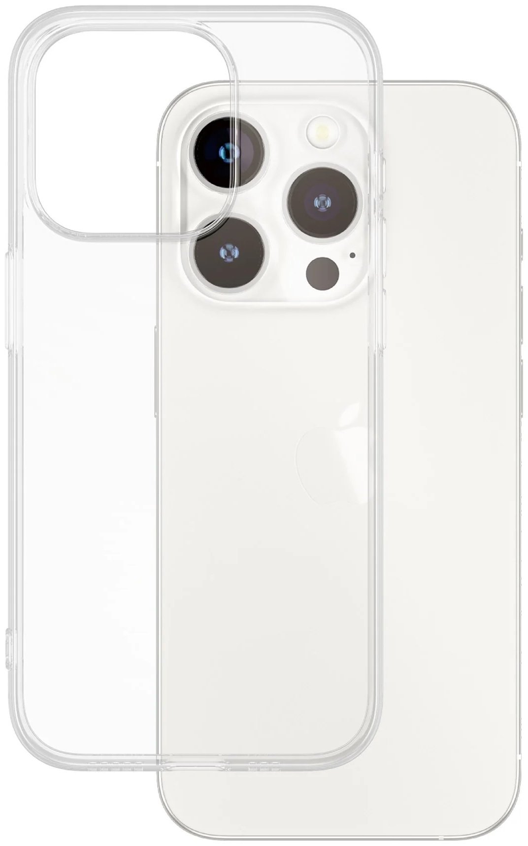 Чехол для Apple iPhone 15 Pro прозрачный - ForteMarket Чехол для Apple iPhone 15 Pro прозрачный купить,754