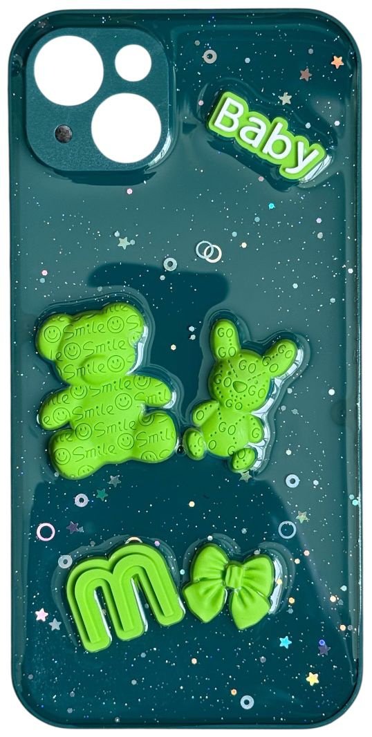 Чехол для Apple iPhone 15 Plus зеленый купить,992