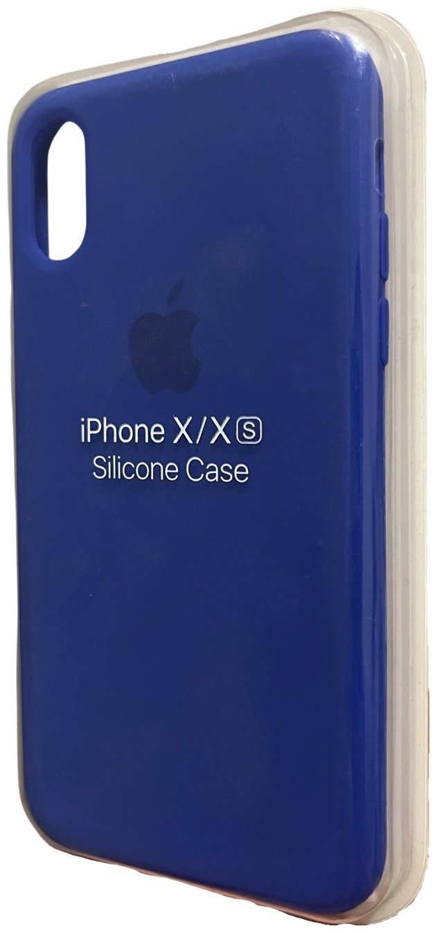 Чехол для Apple iPhone X, iPhone Xs синий - ForteMarket Чехол для Apple iPhone X, iPhone Xs синий купить,497