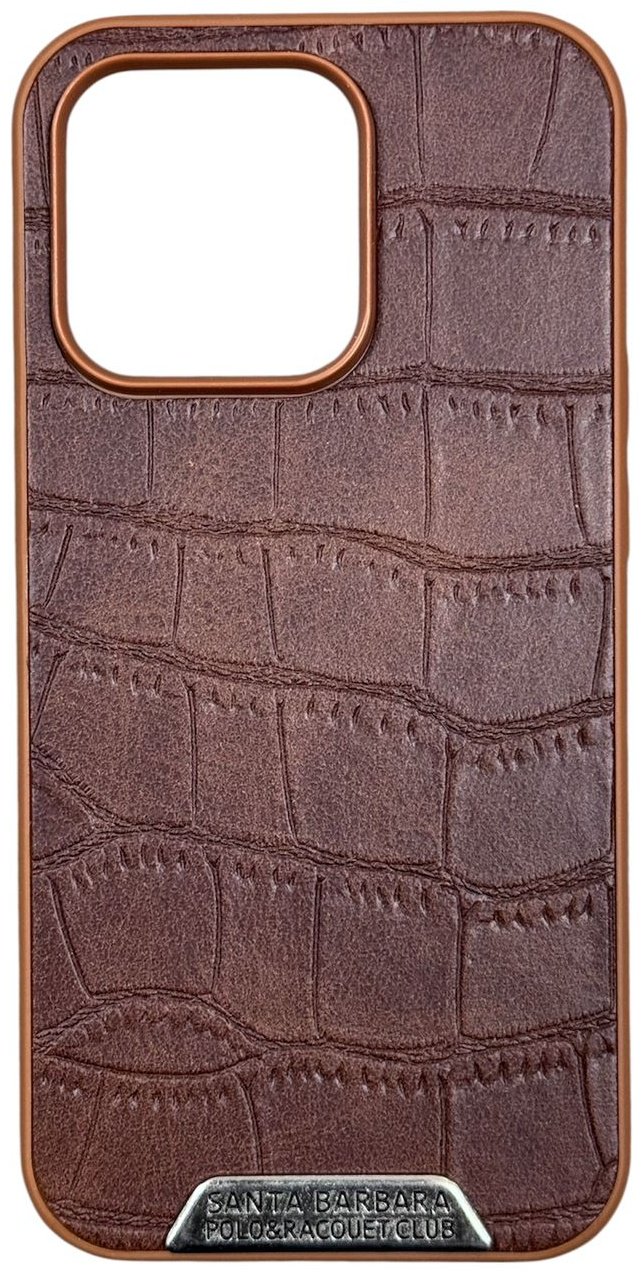 Чехол Santa Barbara для Apple iPhone 15 коричневый купить,1900