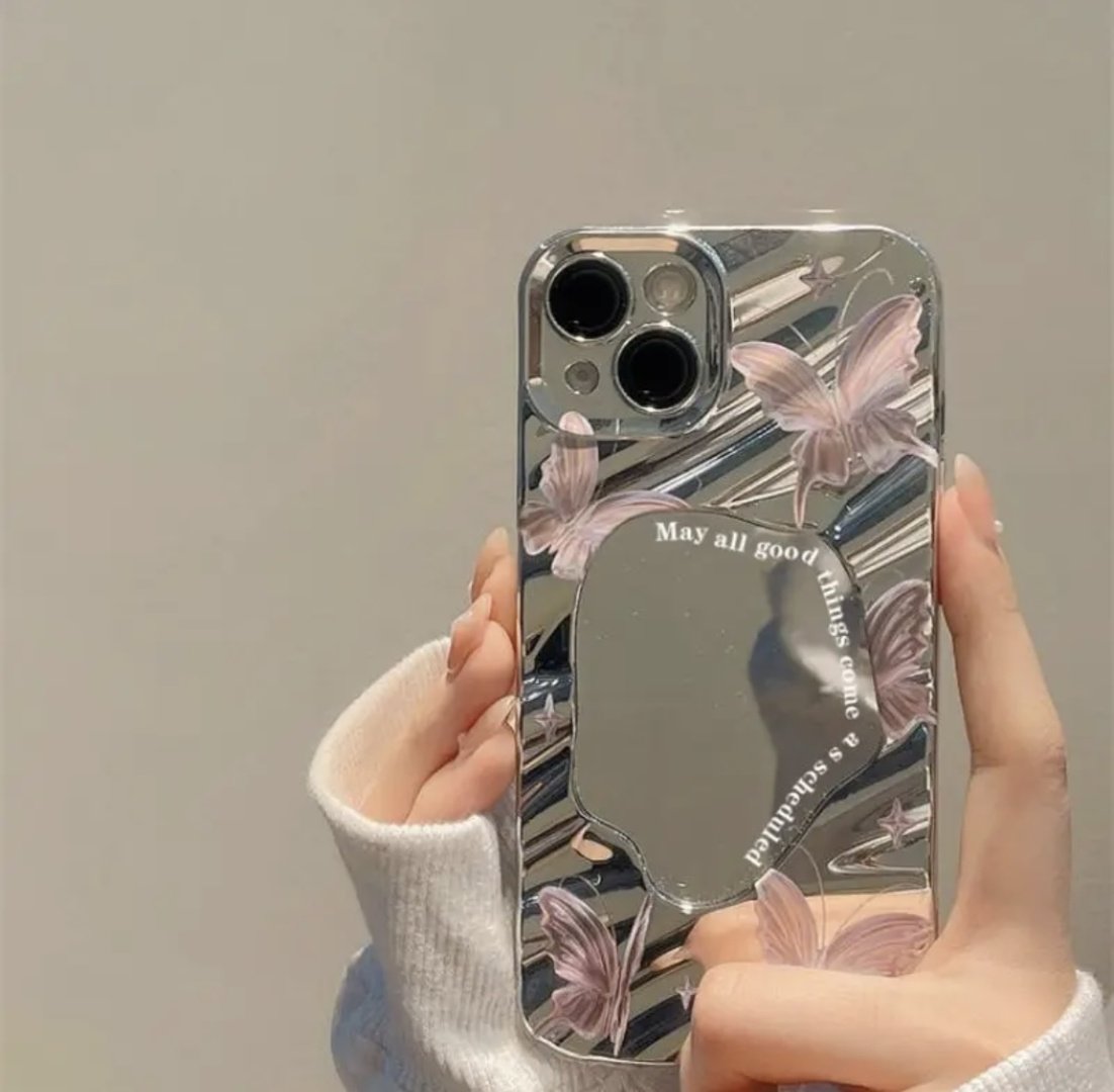 Чехол для IPhone 11 серебристый зеркало купить,500
