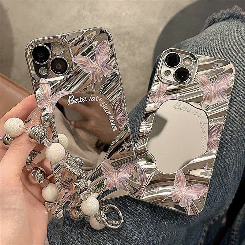Чехол для IPhone 11 серебристый зеркало купить,500