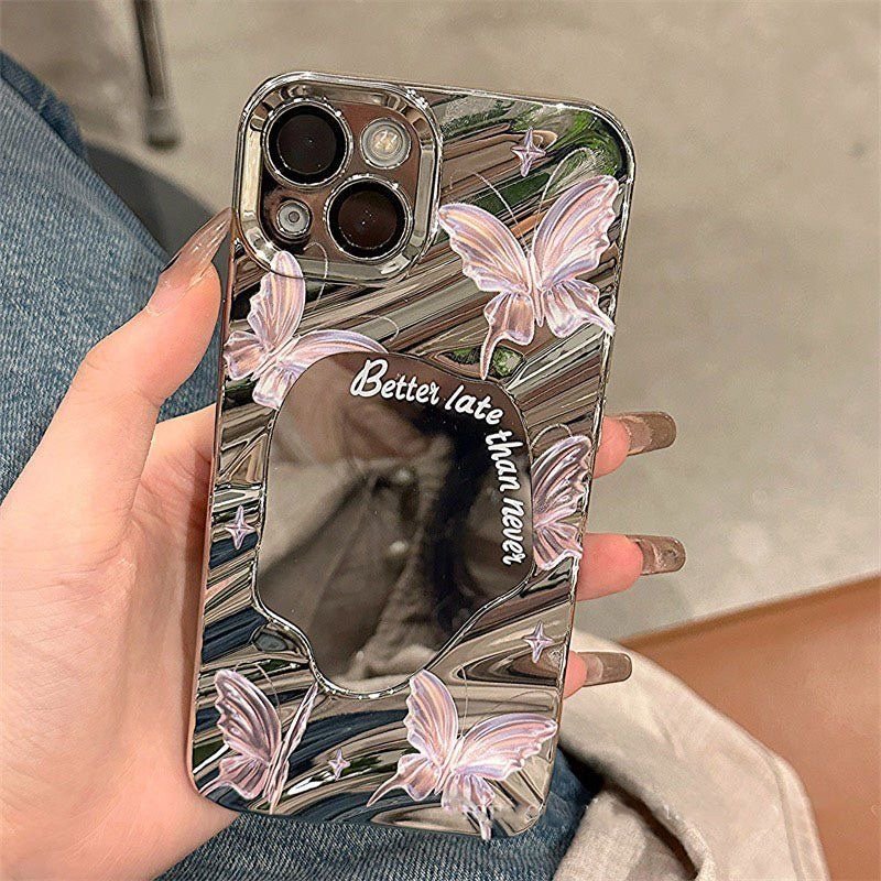 Чехол для IPhone 11 серебристый зеркало купить,500