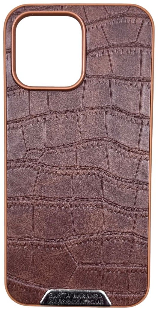 Чехол Santa Barbara для Apple iPhone 15 Pro Max коричневый - ForteMarket Чехол Santa Barbara для Apple iPhone 15 Pro Max коричневый купить,1900