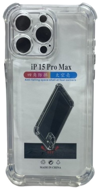 Чехол для Apple iPhone 15 Pro Max прозрачный купить,756