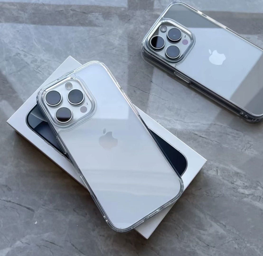 Чехол для Apple iPhone 15 Pro Max прозрачный купить,752
