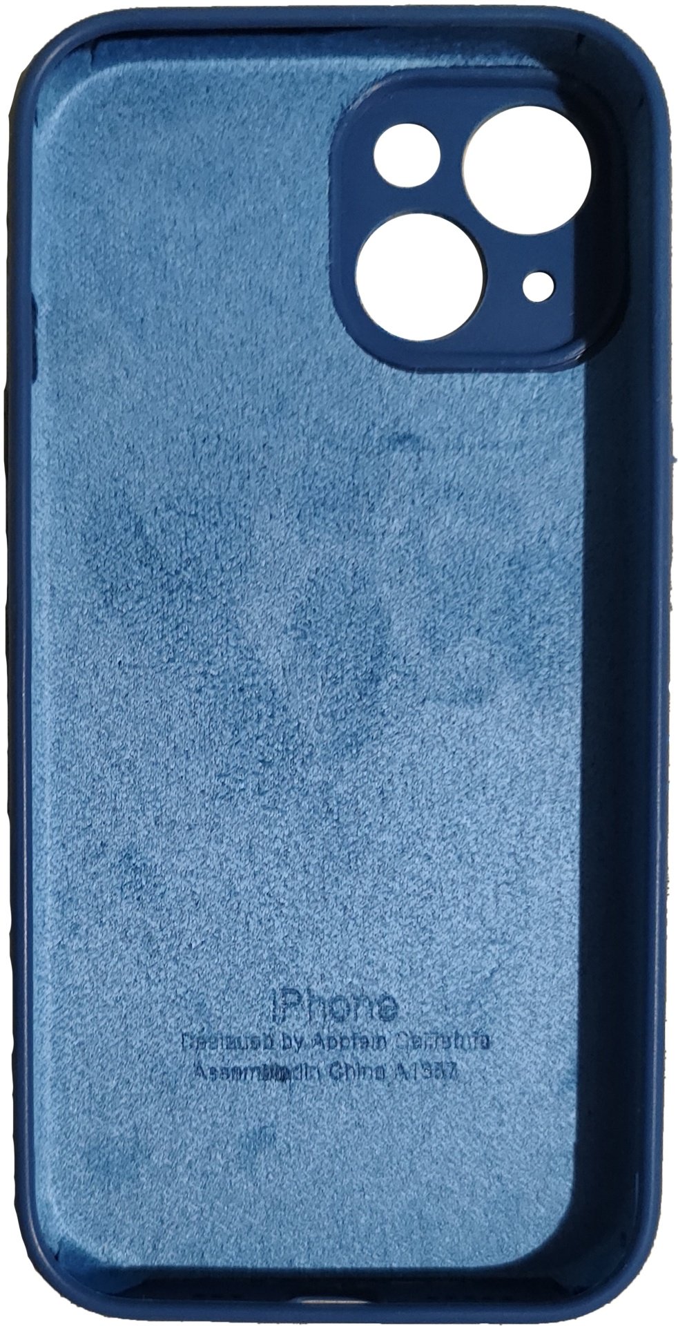 Чехол для Apple iPhone 15 синий купить,470