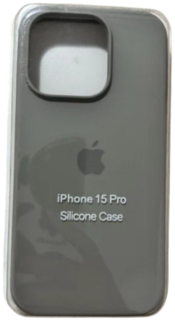 Чехол для Apple iPhone 15 Pro серый купить,970