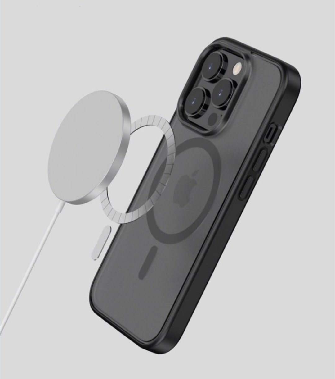 Чехол для Apple iPhone 15 Pro Max черный купить,956