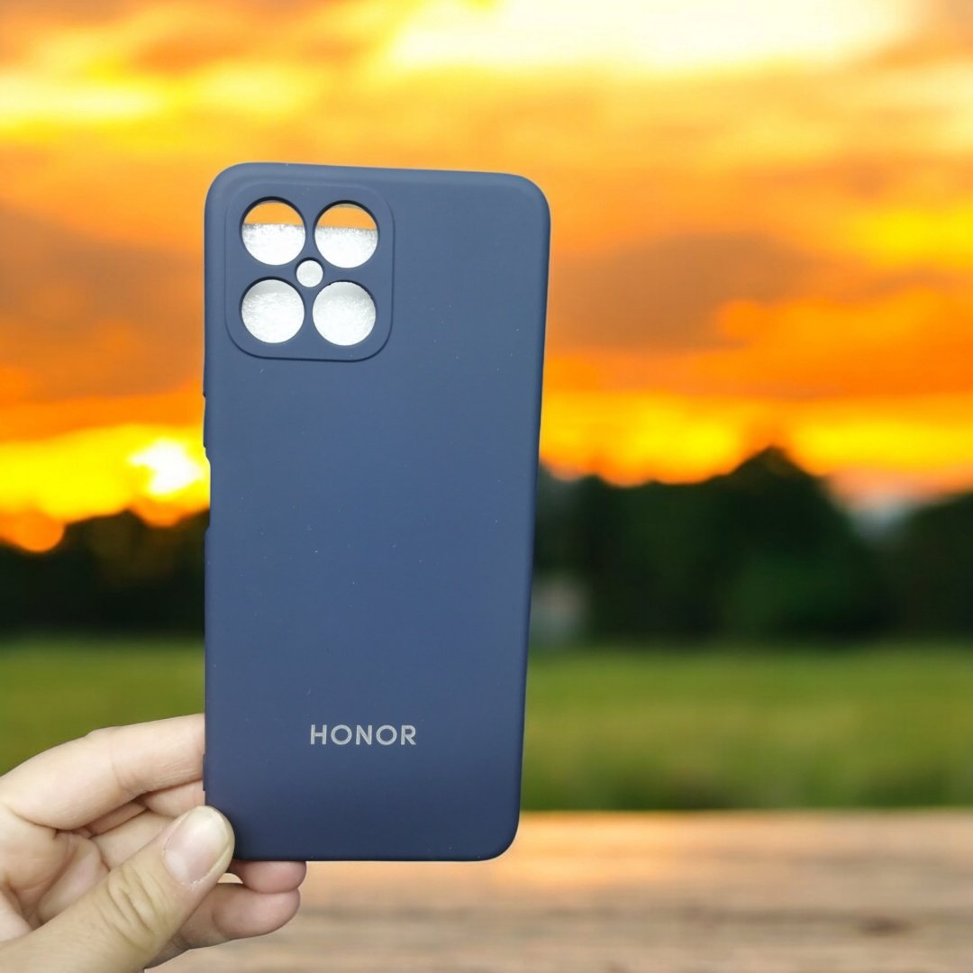 Чехол для Honor X8 синий купить,900