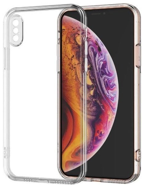 Чехол для Apple iPhone X прозрачный купить,754