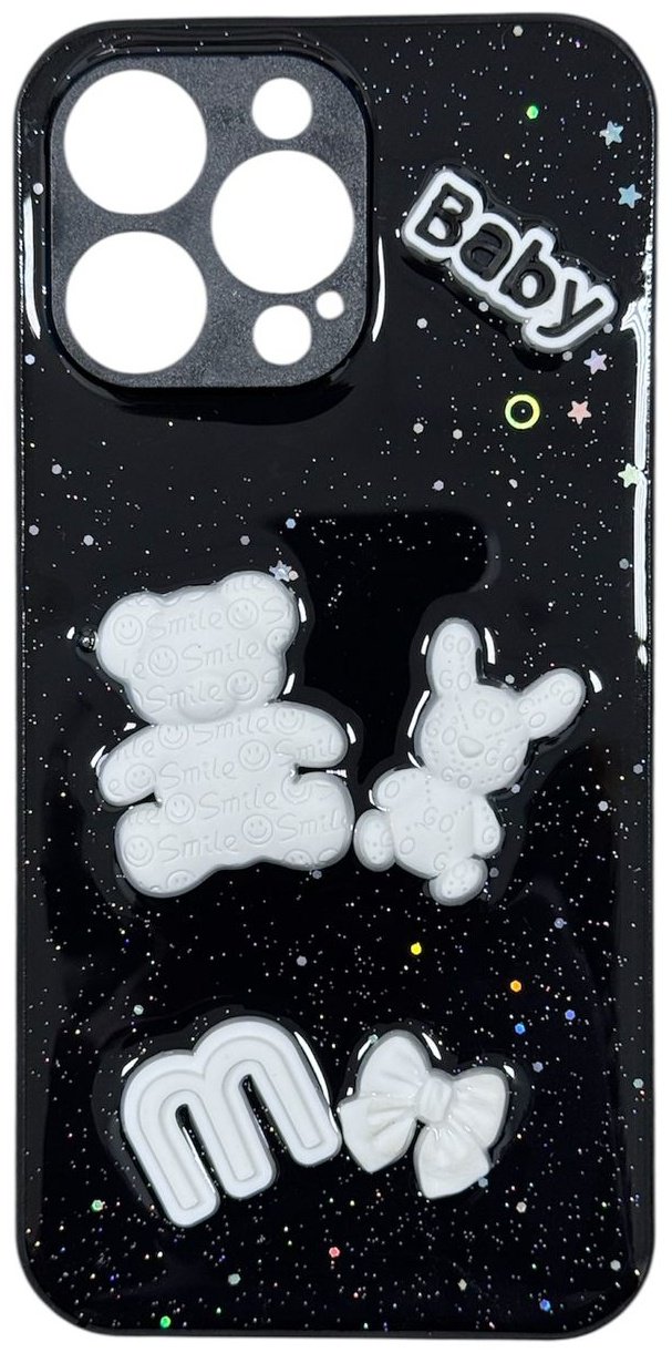 Чехол для Apple iPhone 15 Pro Max черный купить,990