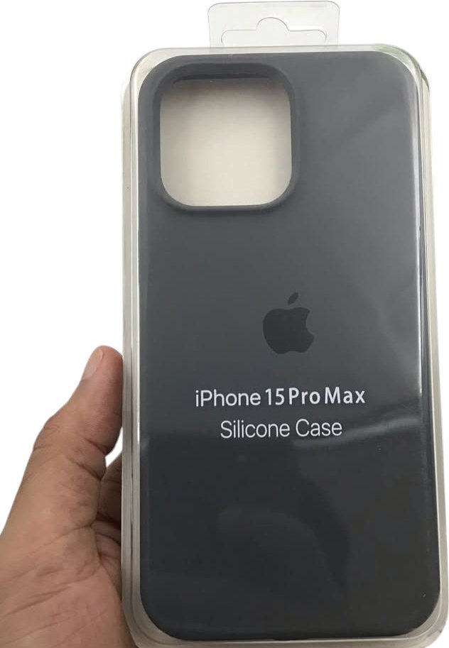 Чехол для Apple iPhone 15 Pro Max серый купить,970