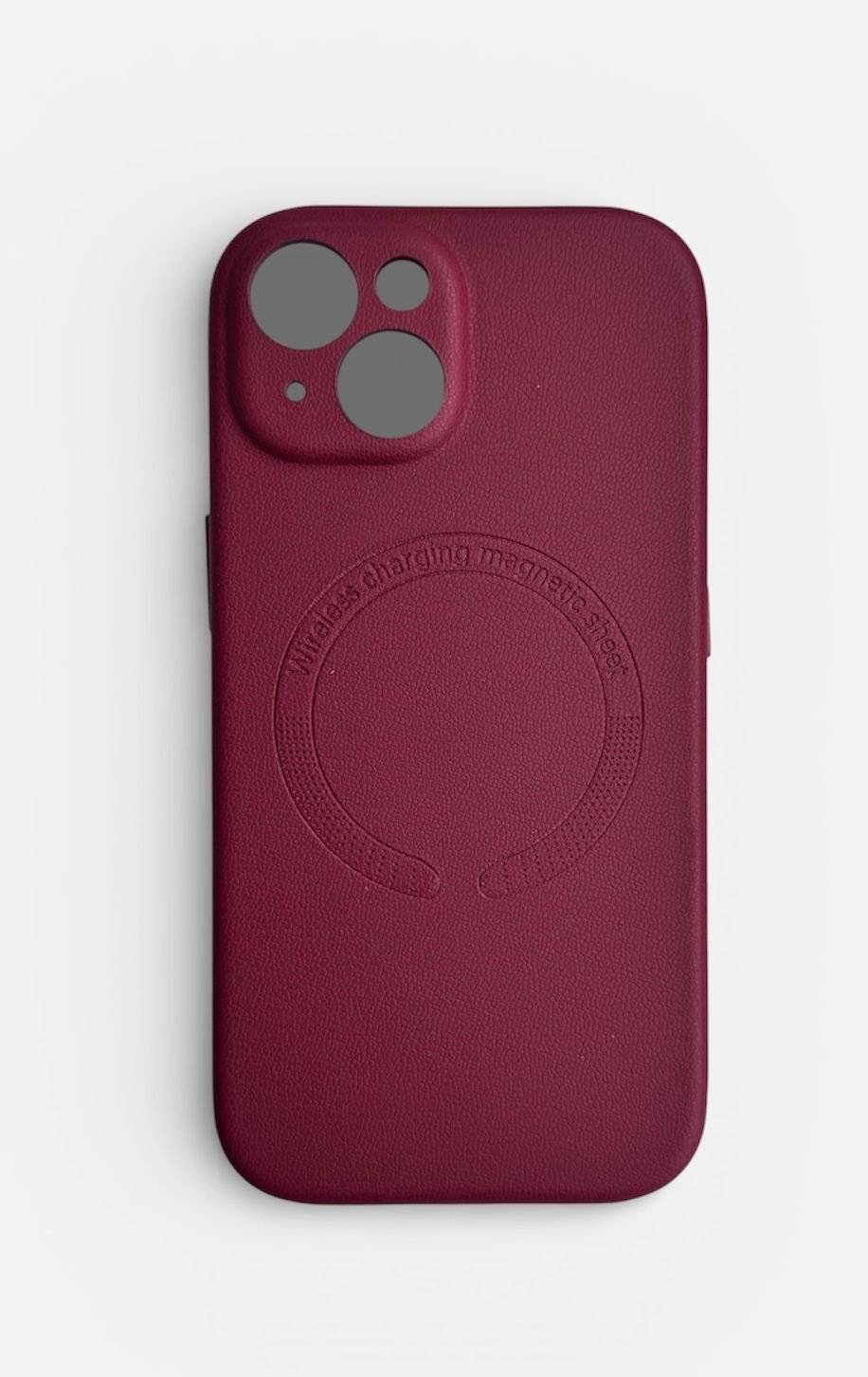 Чехол для Apple iPhone 15 Plus бордовый купить,2500