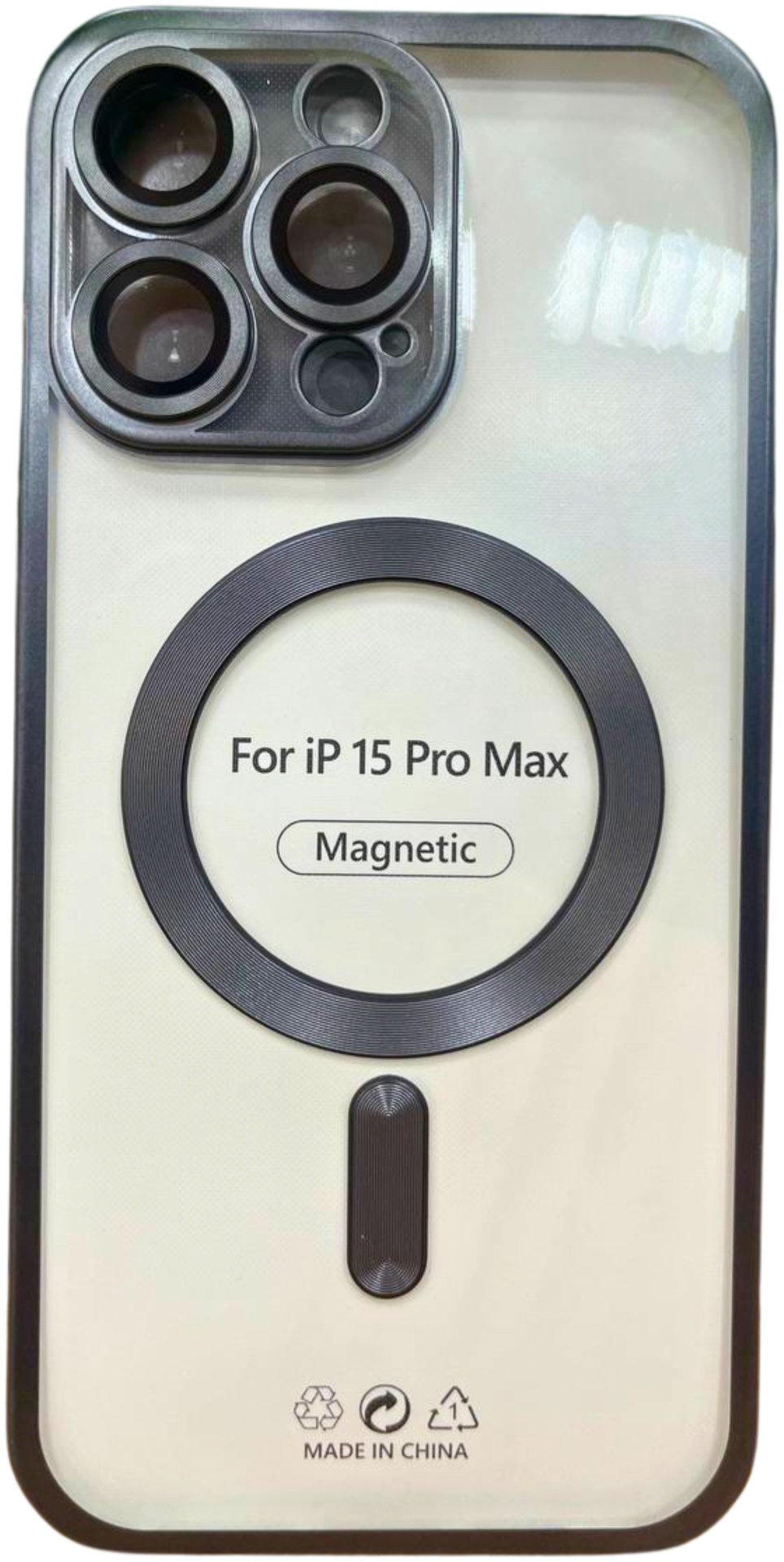 Чехол для Apple iPhone 15 Pro Max черный купить,720