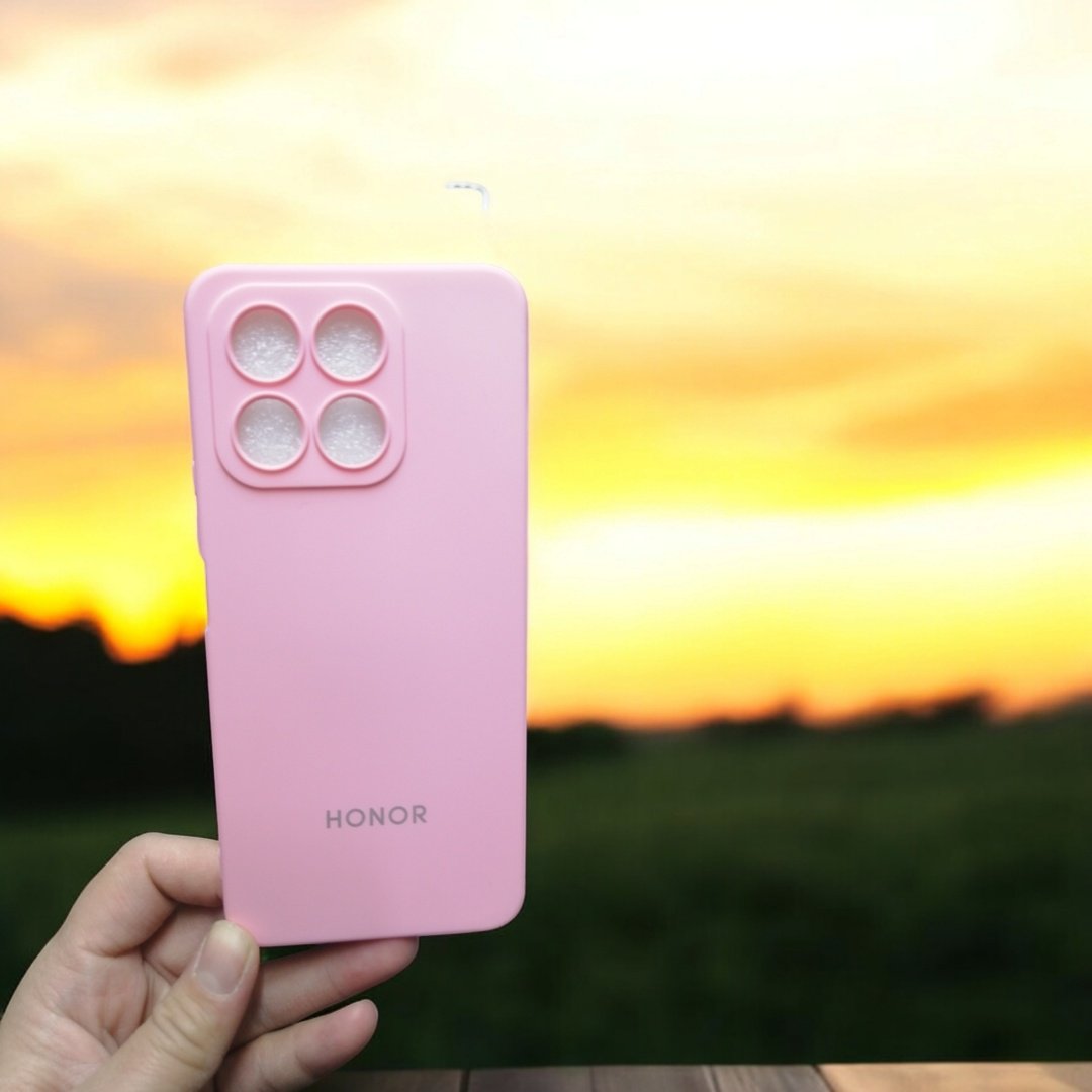 Чехол для Honor X8a розовый купить,900