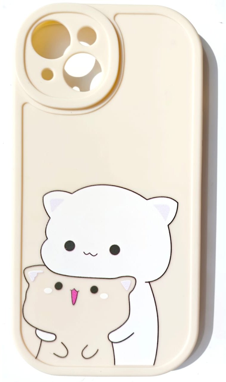 Чехол для iPhone 15 рисунок кот купить,270