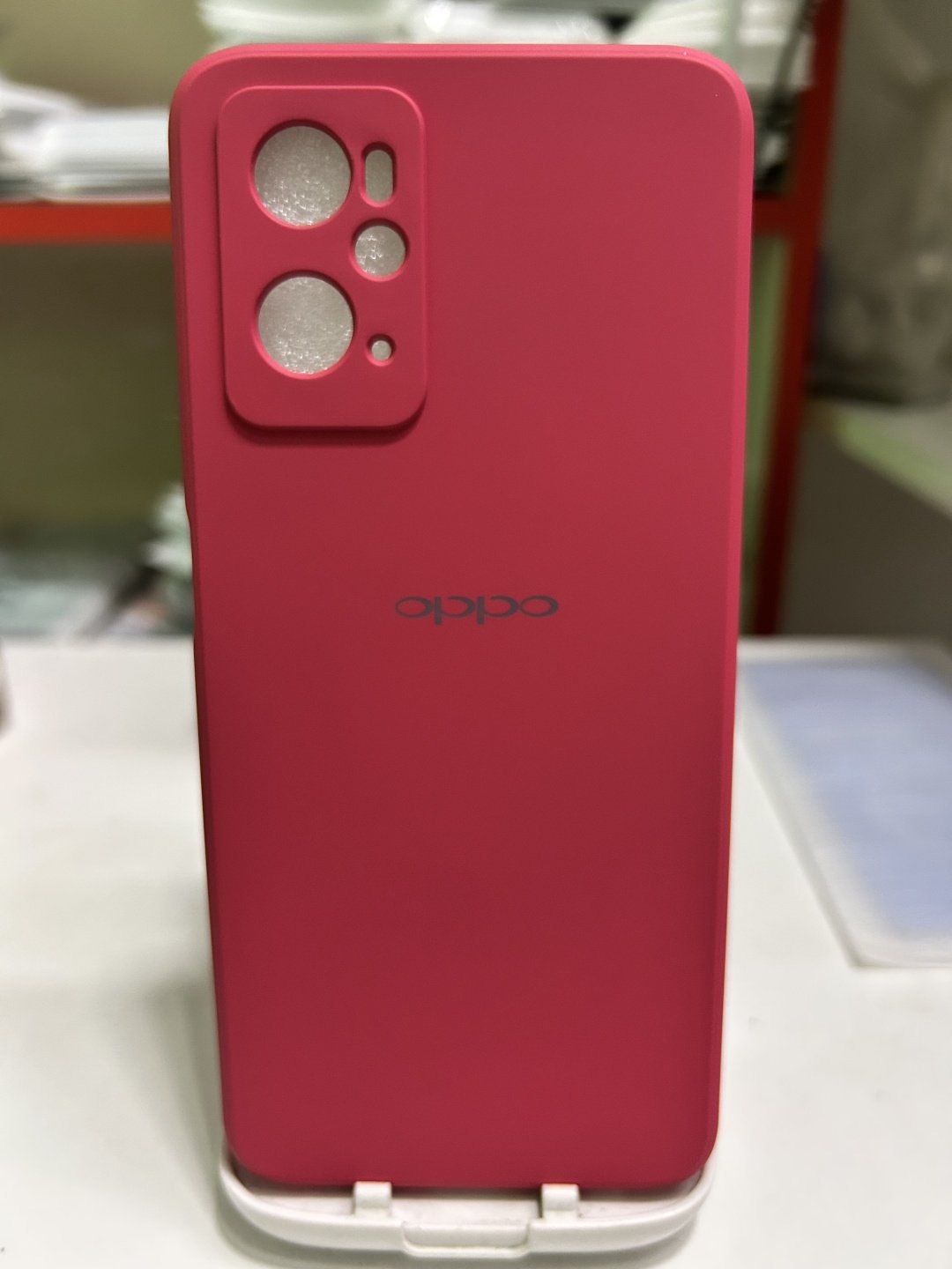 Чехол для OPPO A96 красный купить,900