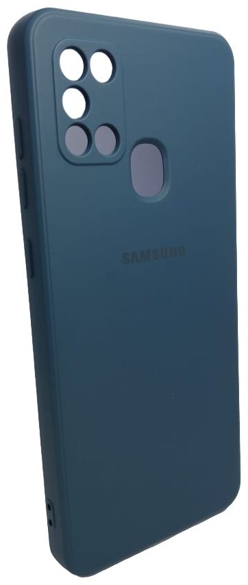 Чехол для Samsung Galaxy A21s синий купить,553
