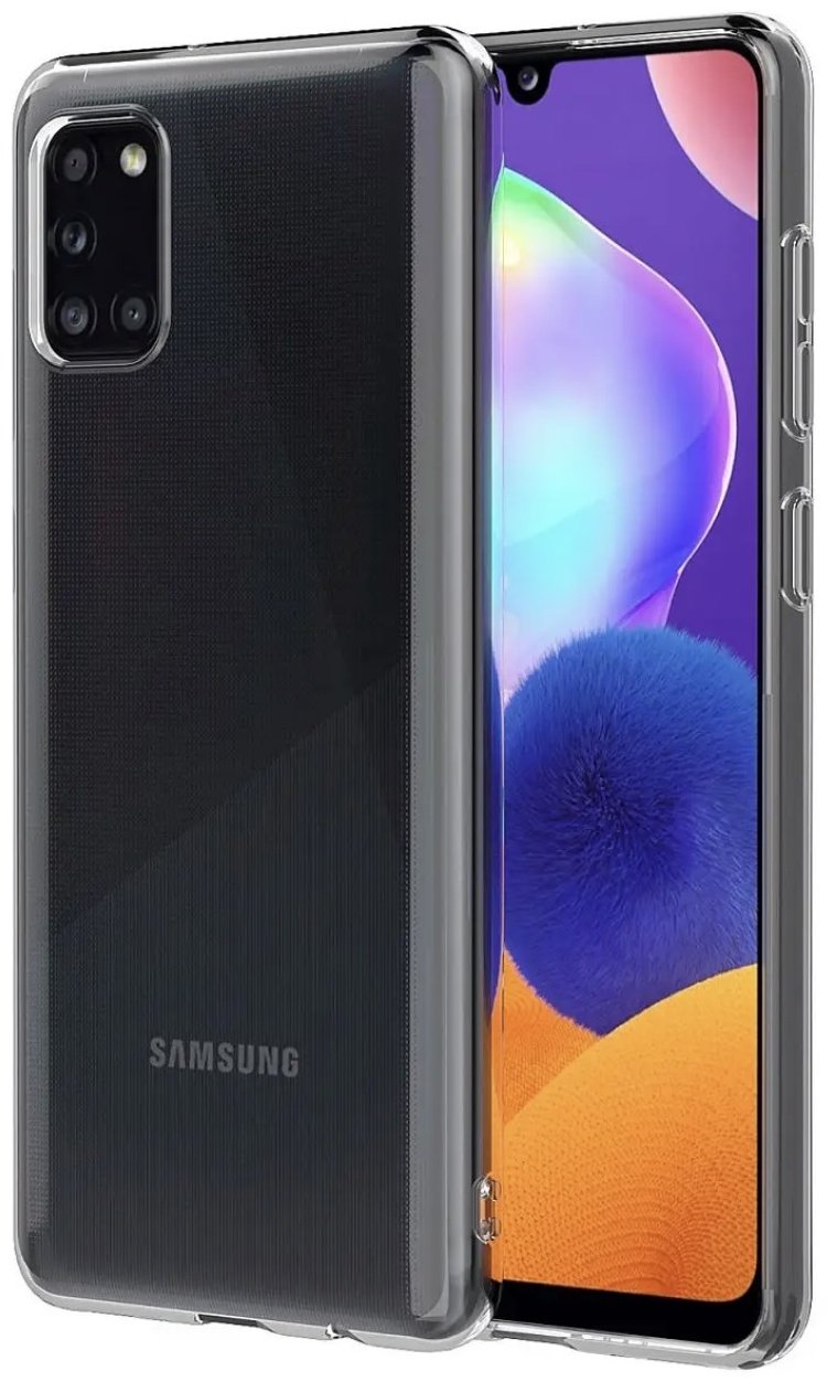 Чехол для Samsung Galaxy A31 прозрачный купить,556