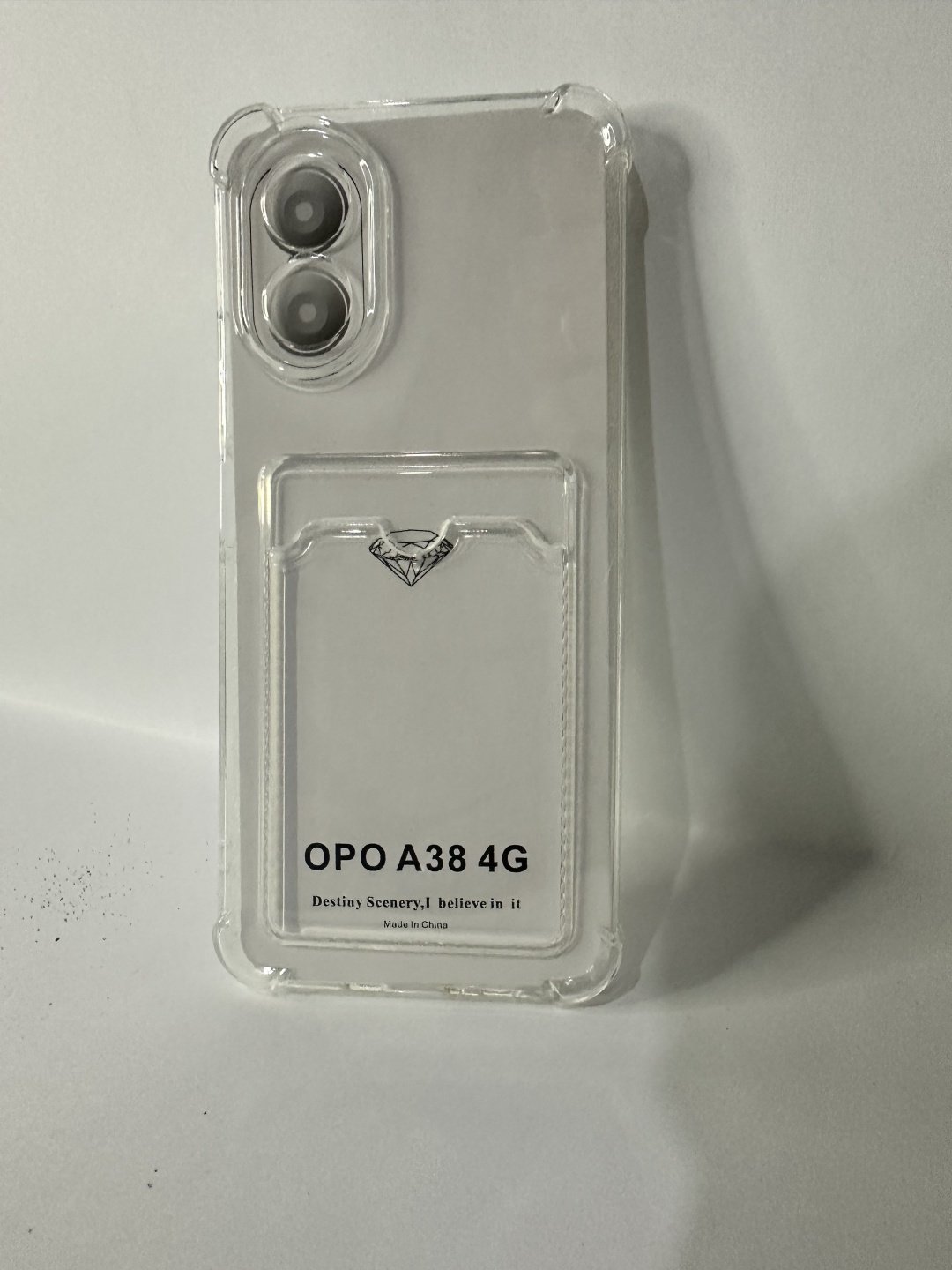 Чехол для OPPO A38 прозрачный купить,360