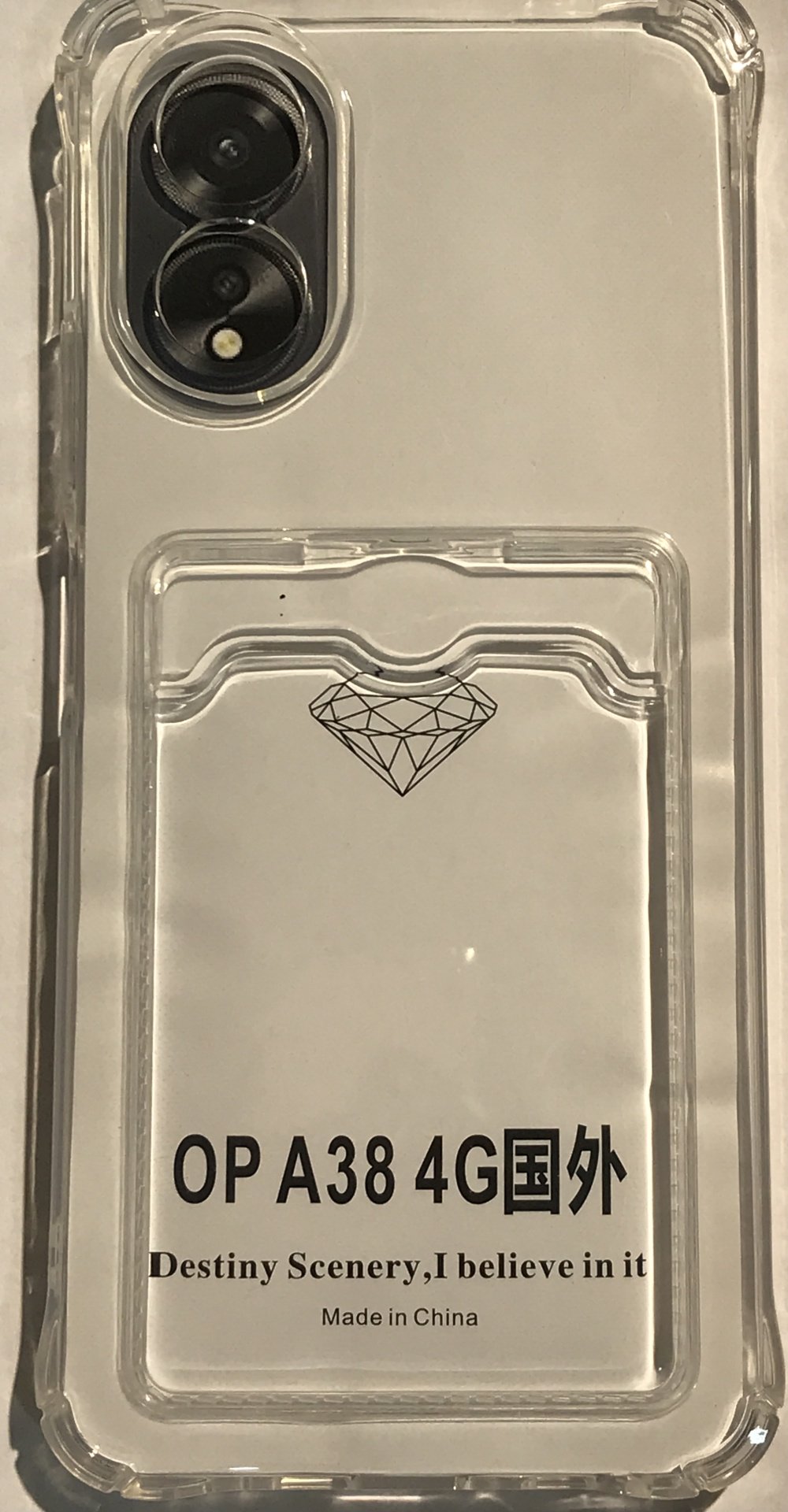 Чехол для OPPO A38, A18 прозрачный купить,366