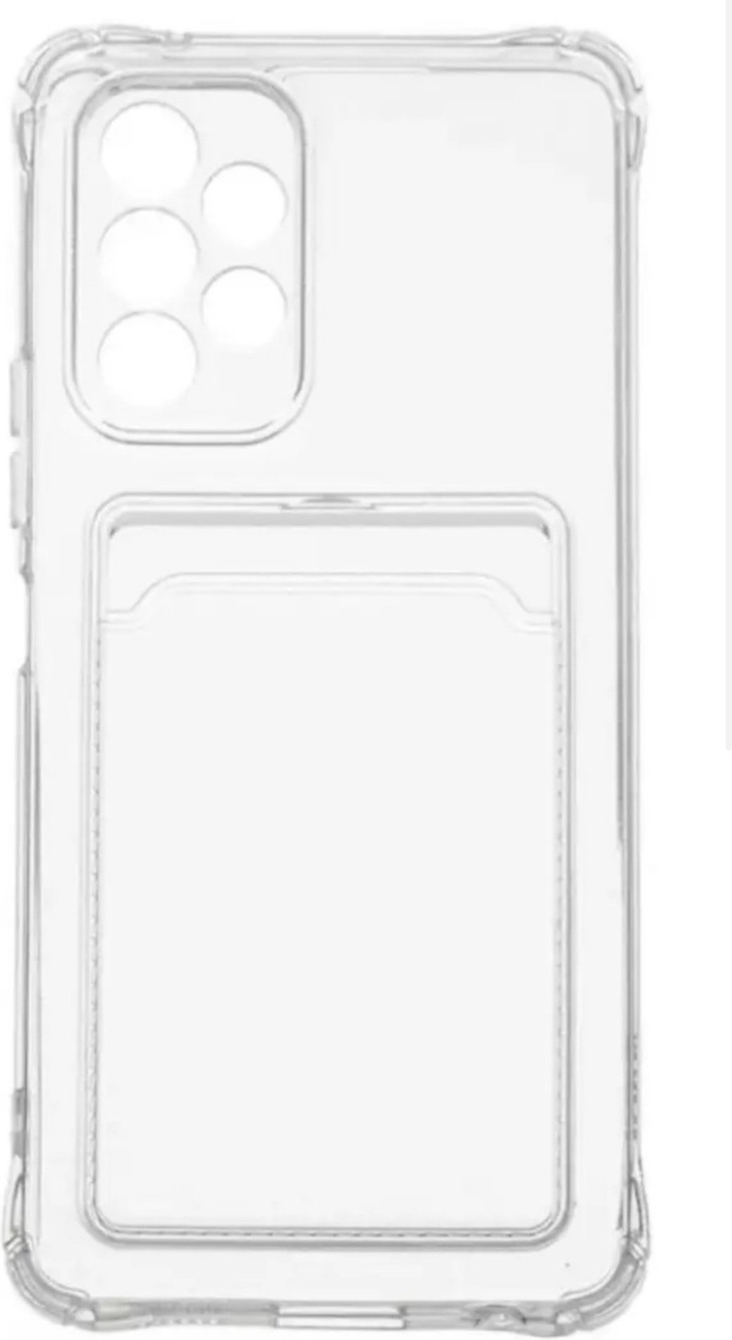 Чехол для Samsung Galaxy A23 прозрачный купить,654