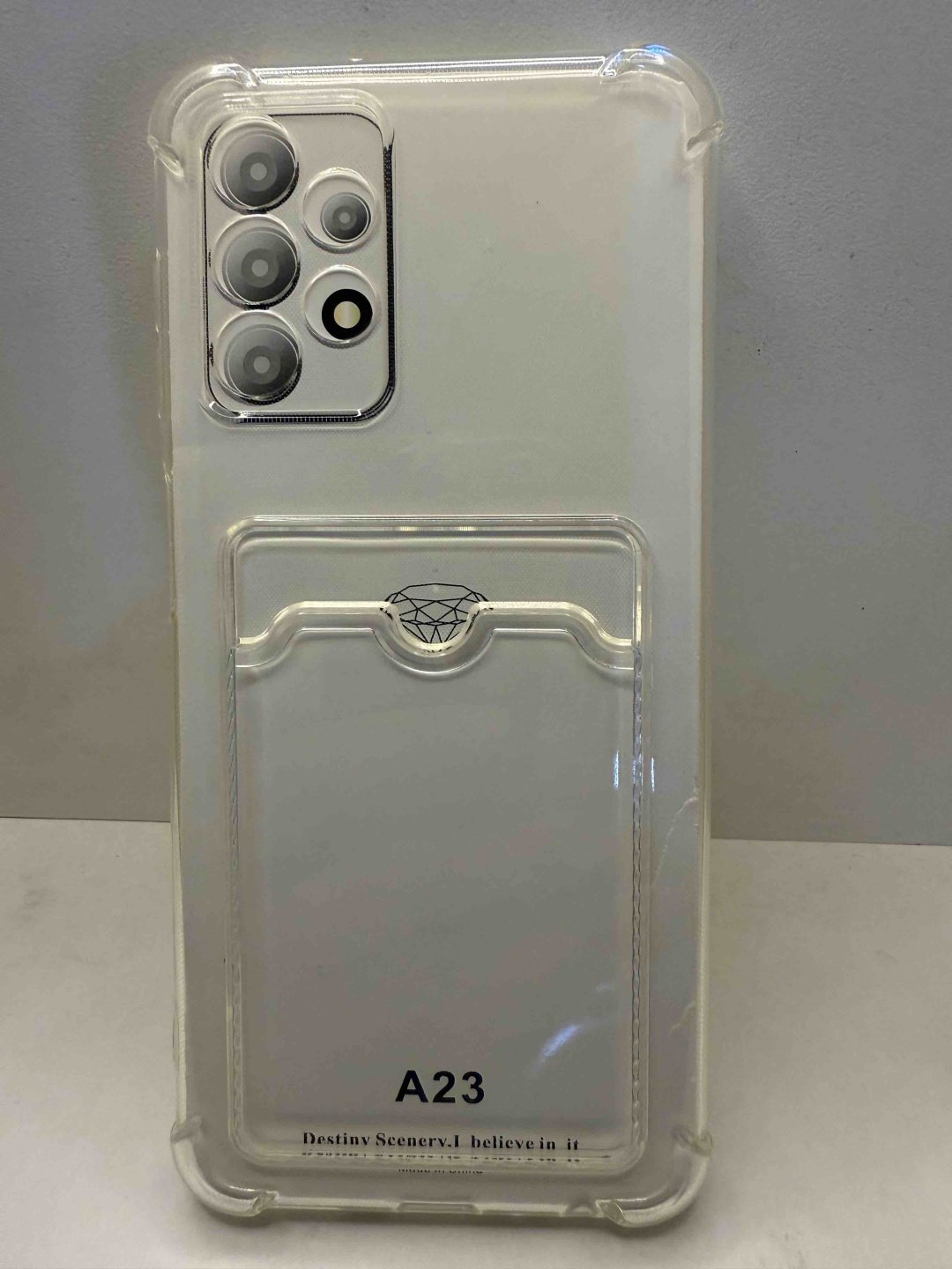 Чехол для Samsung Galaxy A23 прозрачный купить,770
