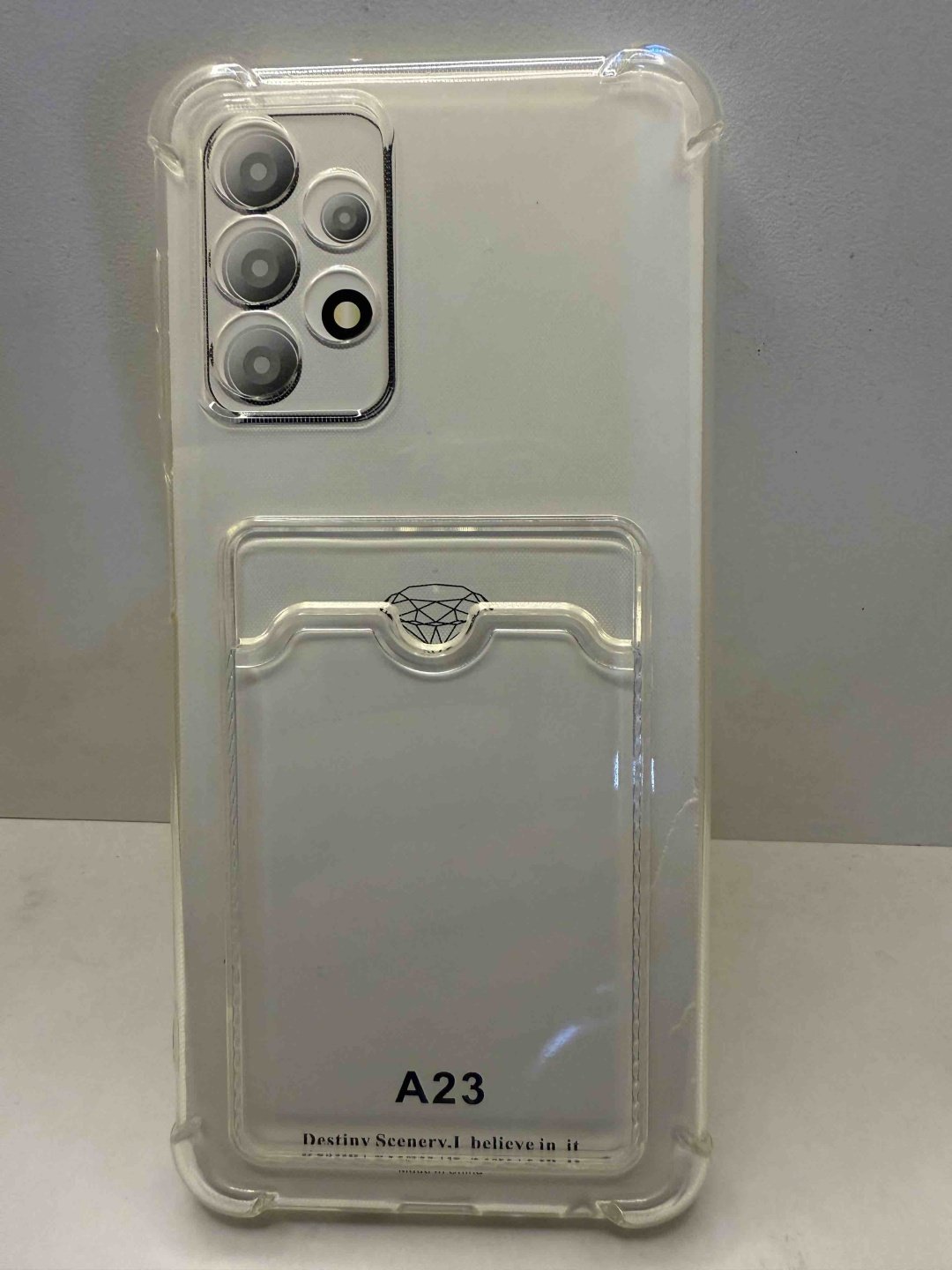 Чехол для Samsung Galaxy A23 прозрачный купить,770