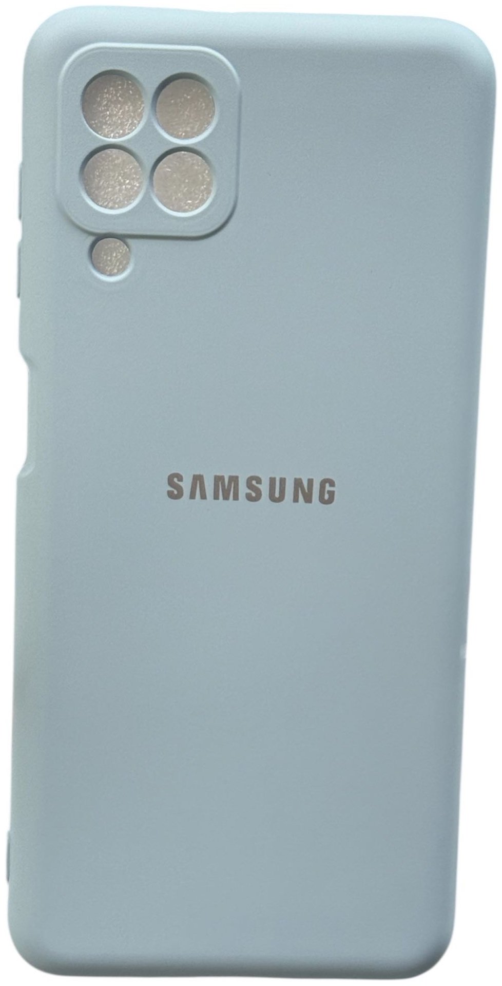 Чехол для Samsung Galaxy A22 голубой купить,2060