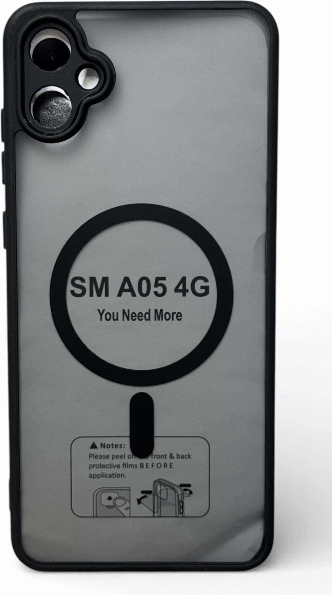 Чехол для Samsung Galaxy A05 черный купить,1270