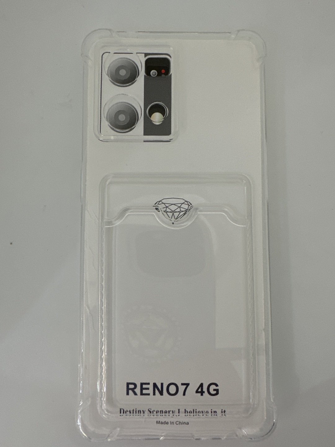 Чехол для OPPO Reno 7 прозрачный купить,745